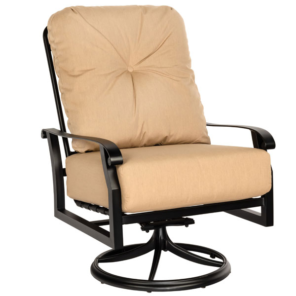 Cortland Big Man Swivel Rocking Lounge Chair Replacement Cushions by Woodard - Image 2